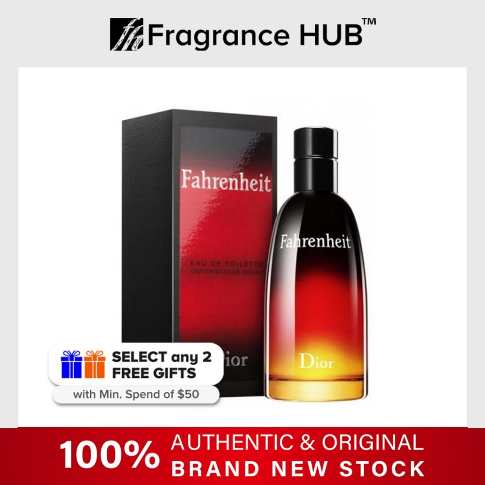 Original Christian Dior FAHRENHEIT EDT Men 100ml By Fragrance Hub FragranceHUB 100 Authentic Shopee Singapore