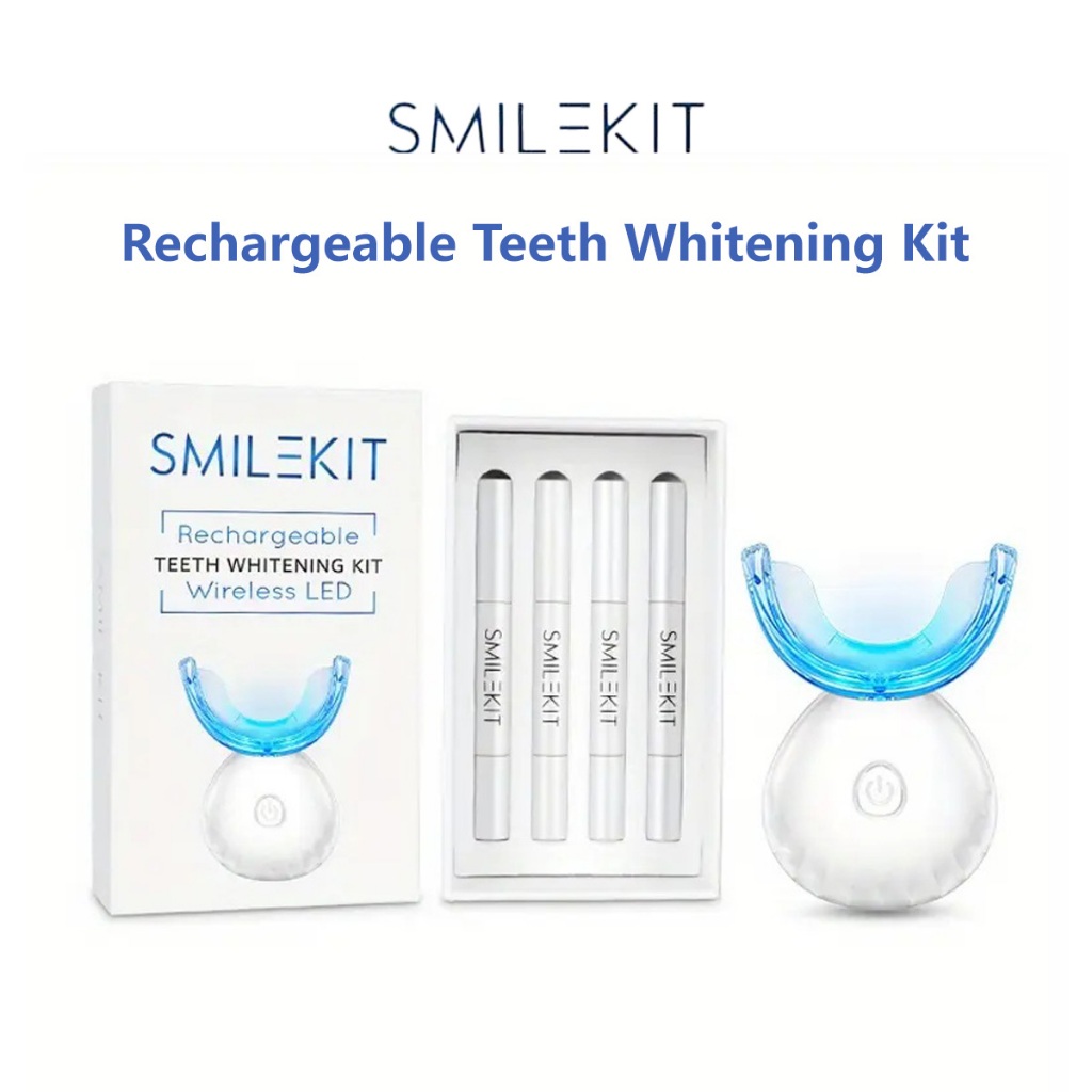 SMILEKIT Rechargeable Teeth Whitening Kit | Shopee Singapore