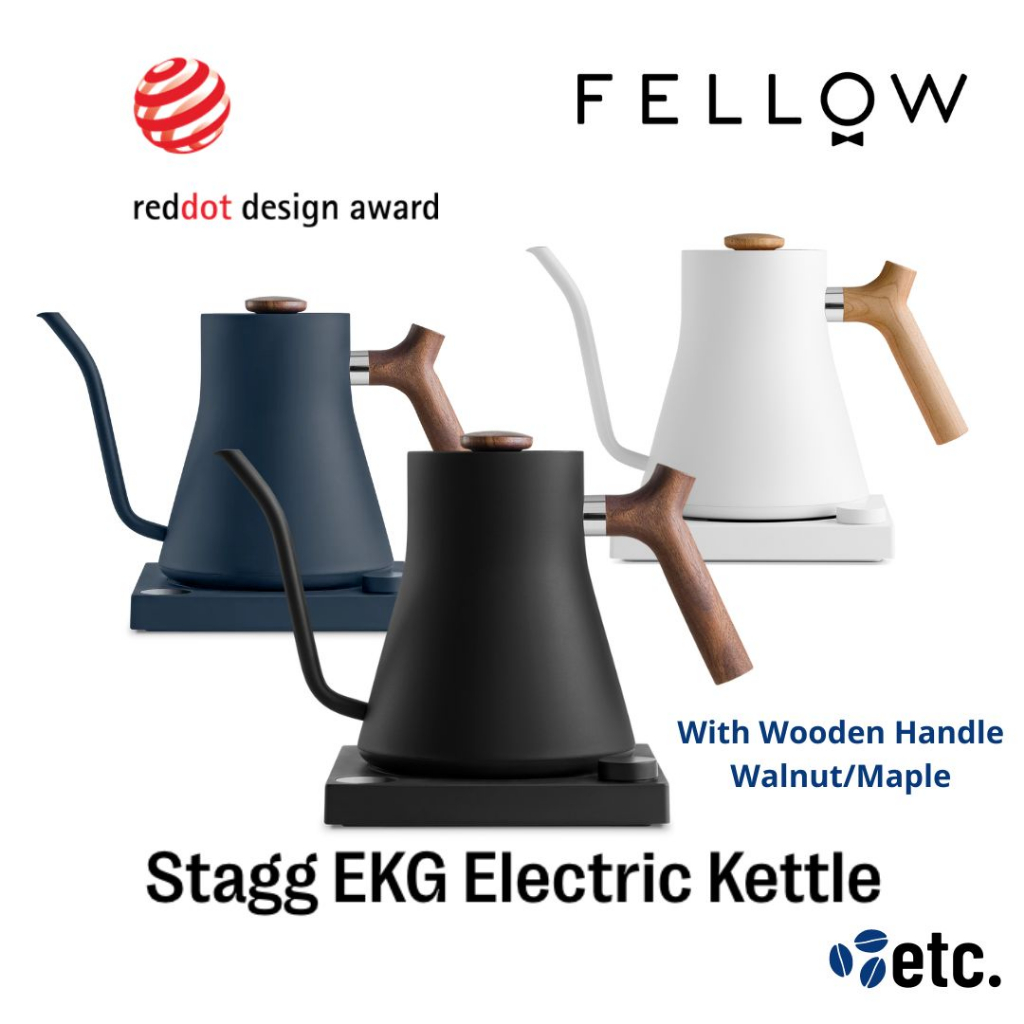 Fellow Stagg EKG Electric Pour Over Kettle 0.9L (with wooden handle