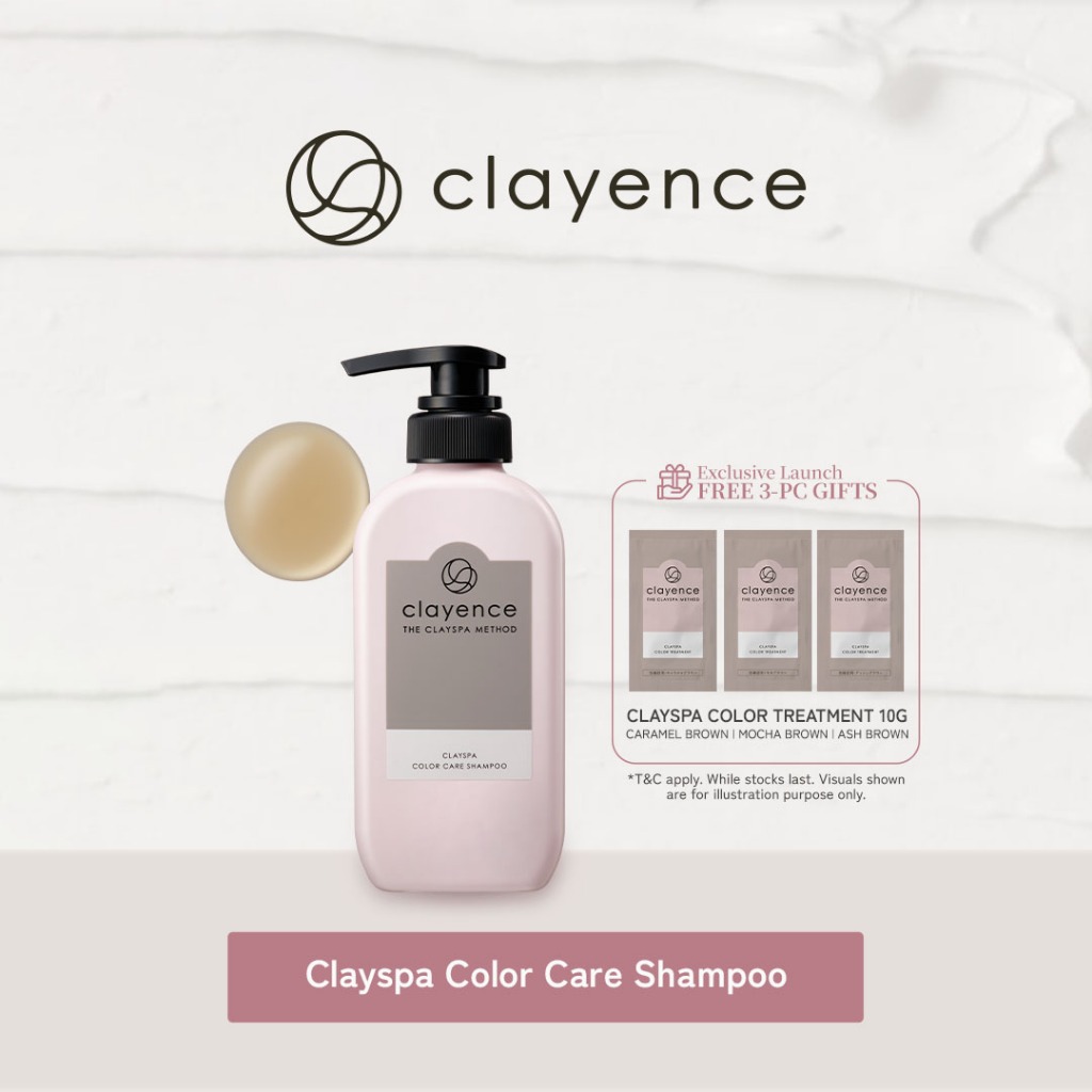 CLAYENCE Clayspa Color Care Shampoo 300ml | Hair Care Brand | Hair  Treatment | All-in-One Shampoo | Shampoo | Treatment | Sulphate Free  Shampoo |