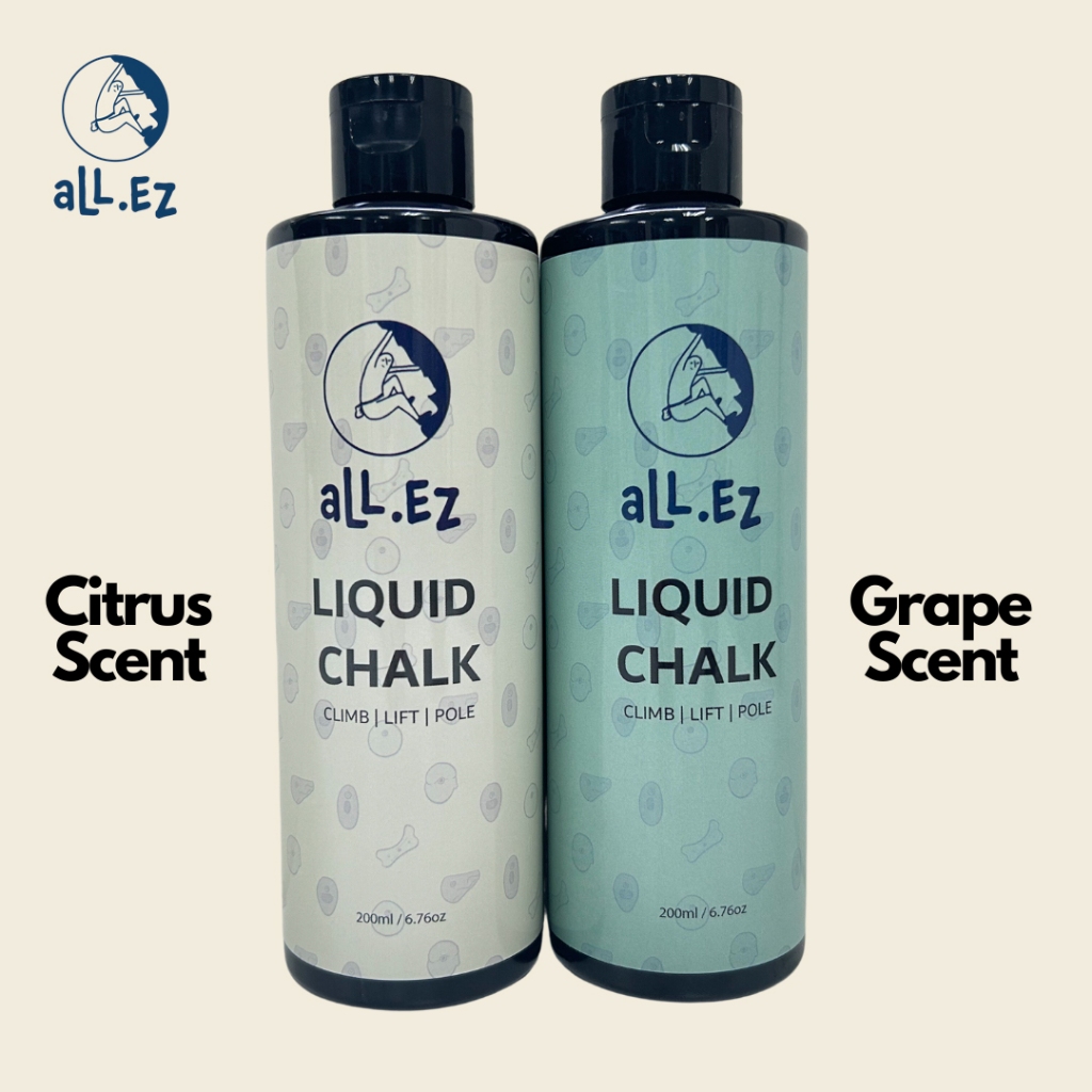 aLL.EZ Scented Liquid Chalk (200ml) Citrus/Grape Climbing, Lifting