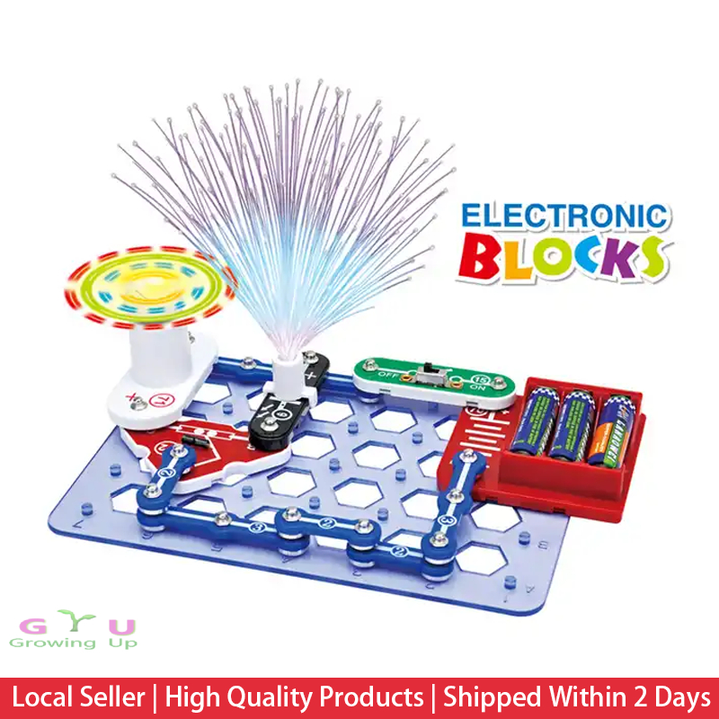 GU [SG STOCK] Electronic Blocks STEM Electrical Circuit Building Block ...