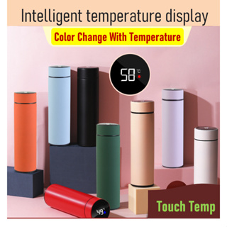 2024 Led Temperature Display Smart Kettle Coffee Mug 17oz/500ml