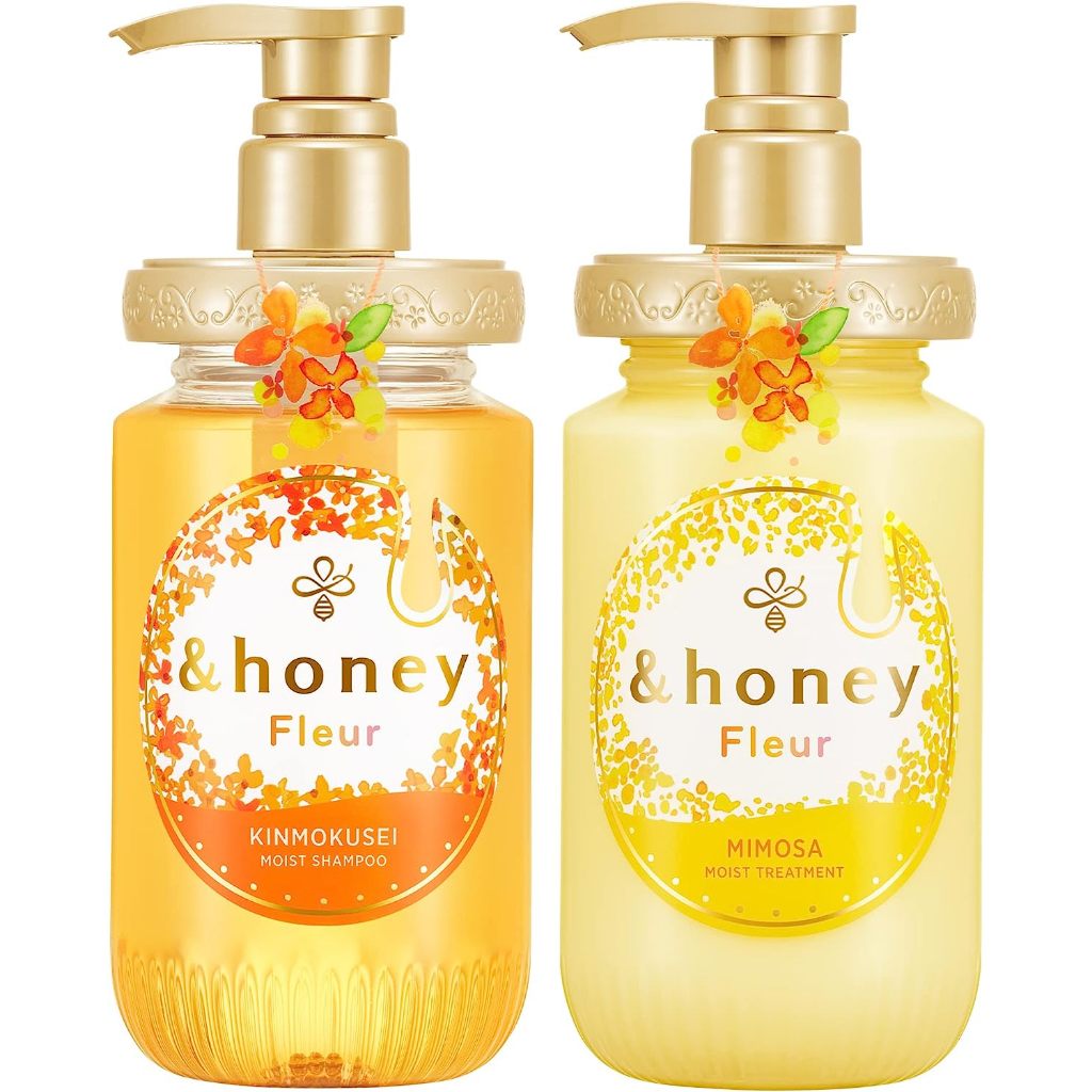 honey Shampoo 350ml Treatment 350g Refill (Deep Moist/Melty/Silky/Creamy)  [Ship From Japan]