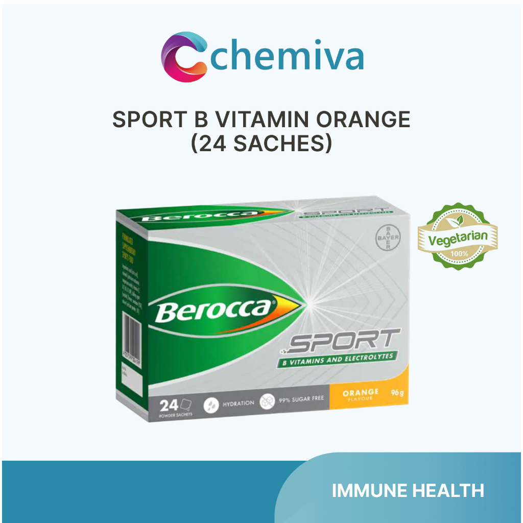 [Fast Shipping] Berocca Sport B Vitamins & Electrolytes Orange Flavour