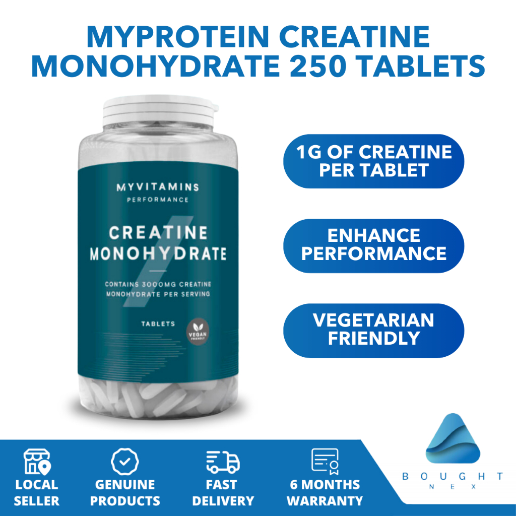 Myprotein Creatine Monohydrate 245 Tablets Micronized Creapure