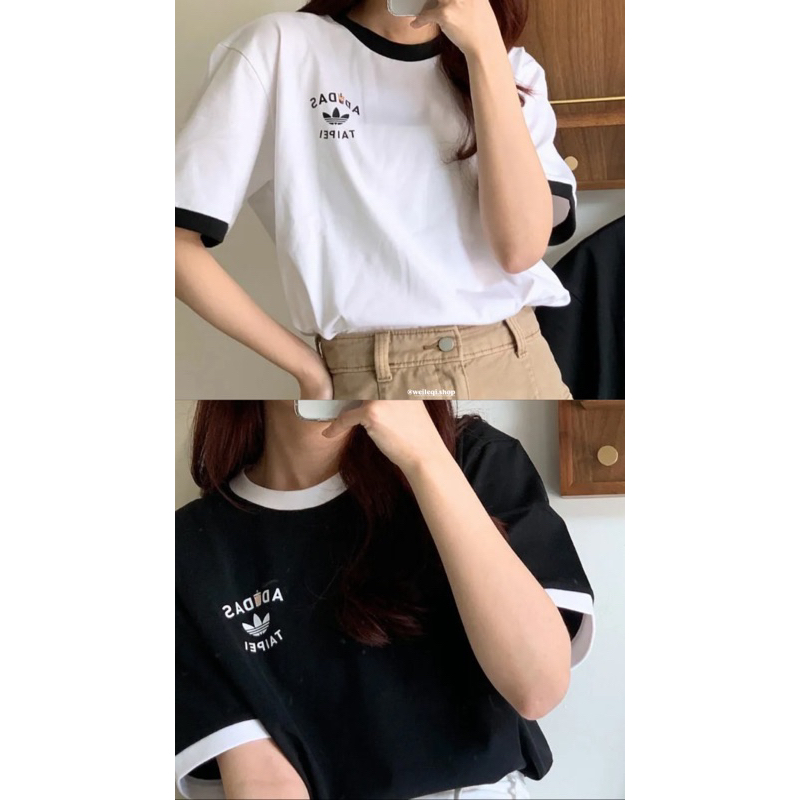 adidas Taiwan Exclusive Bubble Tea Taipei unisex T-shirt | Shopee