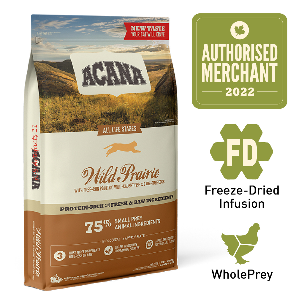 ACANA Highest Protein Wild Prairie Dry Cat Food 1.8 kg