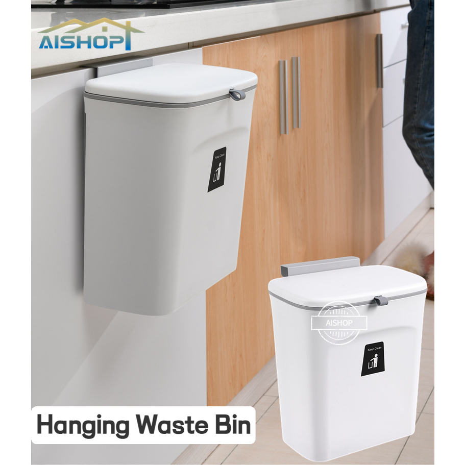 [SG Stock]Kitchen Cabinet Door Hanging Rubbish Bin/Waste Bin/ Dust Bin ...