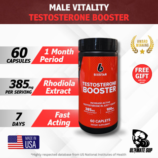  Testosterone Booster for Men Six Star Pro Nutrition Test Booster  for Men Extreme Strength + Enhances Training Performance + Scientifically  Researched Test Boost Supplement, 60 Pills