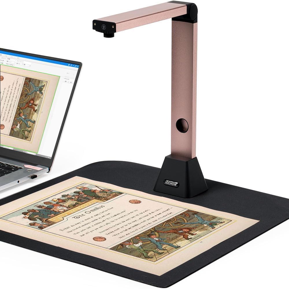 S3 Book & Document Camera, 17MP High Definition Professional Book Document  Scanner