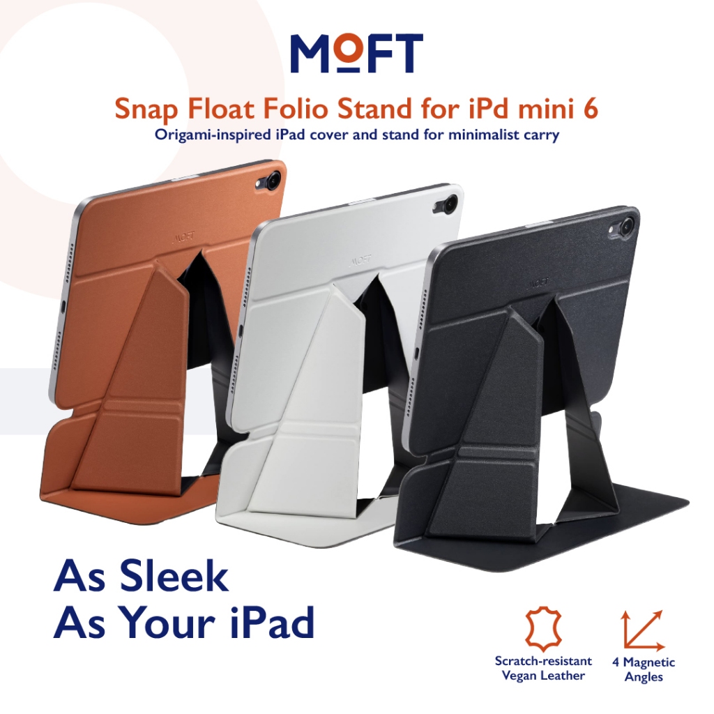 MOFT Snap Float Folio Stand for iPd Mini 6 | Shopee Singapore