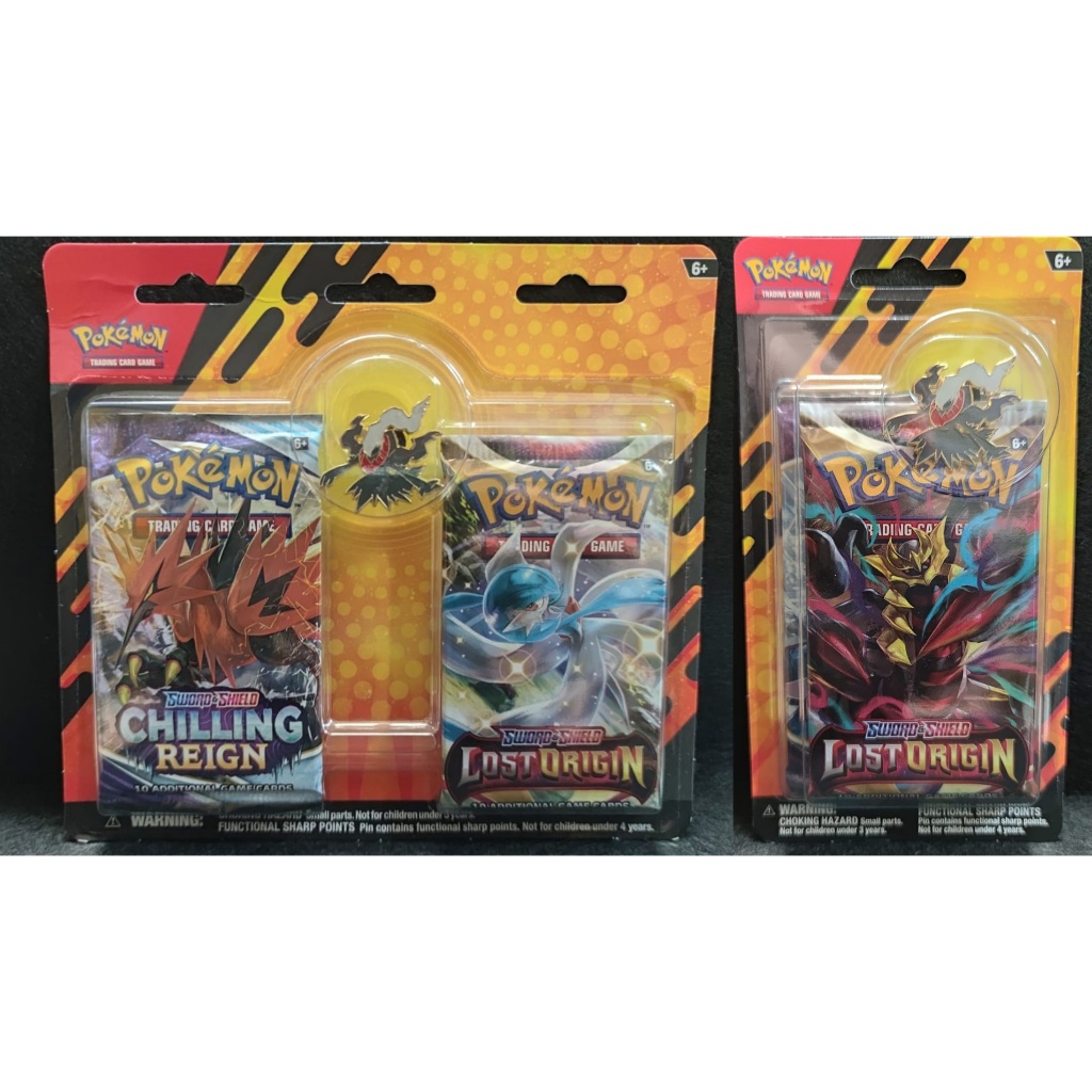 English Pokemon SWSH 2 PACK PIN BLISTER Double Wide/ Single Wide ...