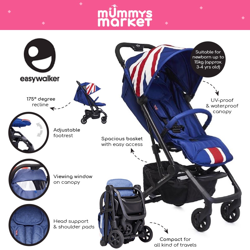 Easywalker MINI Buggy XS Stroller Shopee Singapore