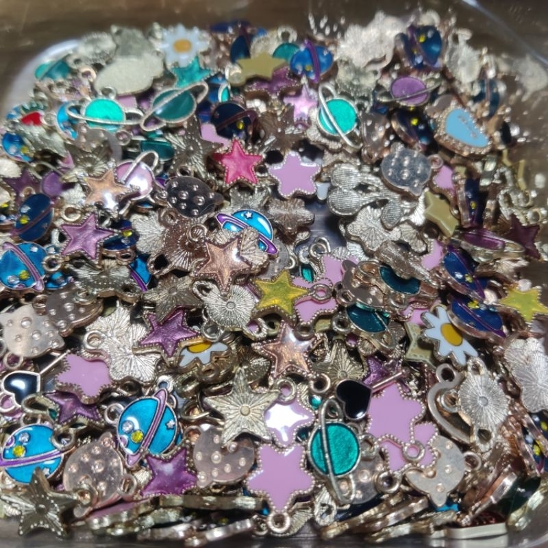 Random Charms DIY crafts jewellery keychain Deco | Shopee Singapore