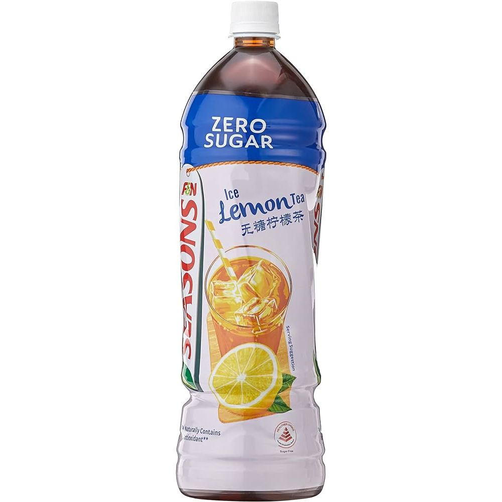 F&N Seasons Ice Lemon Tea Zero Sugar 1.5L Shopee Singapore