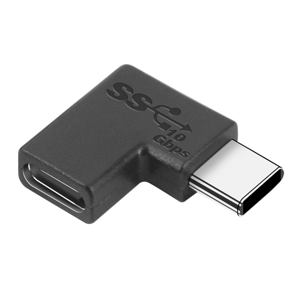 ★SG Ready Stock★90 Degree USB C Type C Male To Female Adapter, Right ...