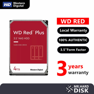 Western Digital 4TB WD Red Plus NAS HDD, Internal 3.5'' Hard Drive, 128MB  Cache - WD40EFZX 