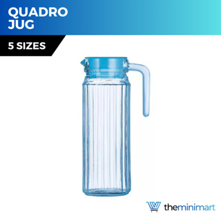 Luminarc Quadro Jug, with Lid, 67-1/2 Ounce