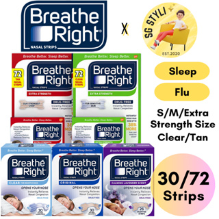 Buy Breathe Right Nasal Strips Extra Strength Clear 44 Strips Online at  Chemist Warehouse®