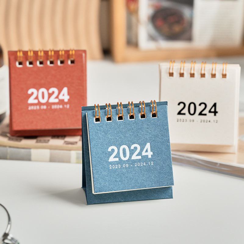Mini 2024 Calendar 70*65*35cm Cute company School paper good luck ...