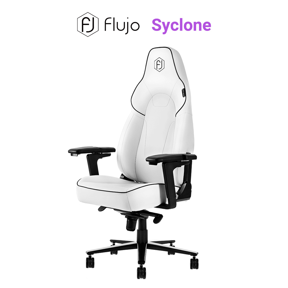 Flujo Syclone Gaming Chair Bucket Seat, Silicone Leather better
