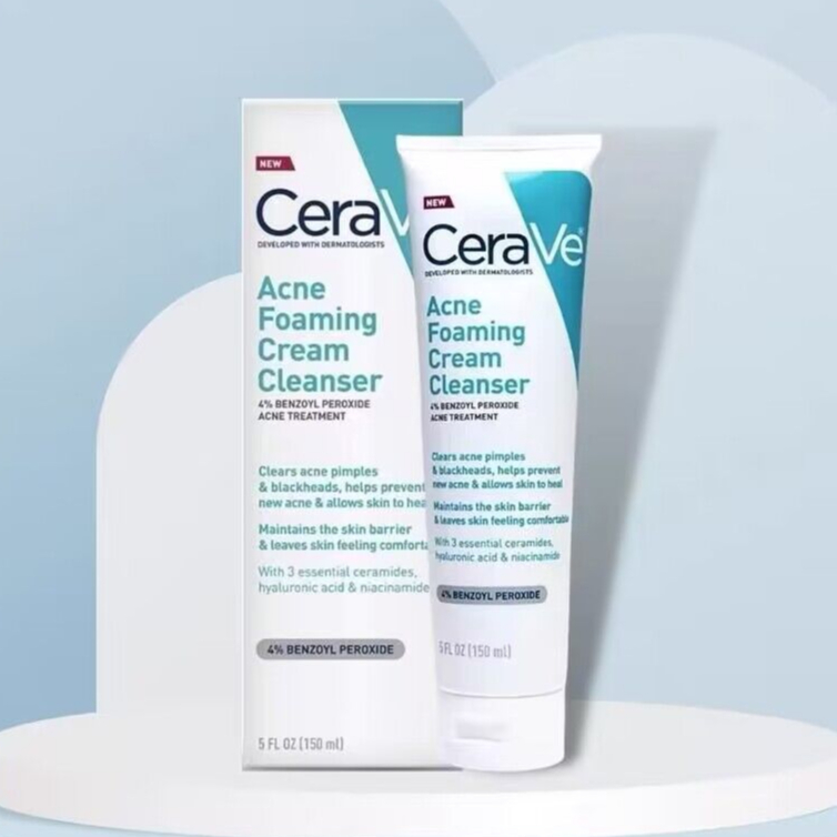 FSA Eligible  CeraVe Acne Foaming Cream Cleanser, 5 oz.