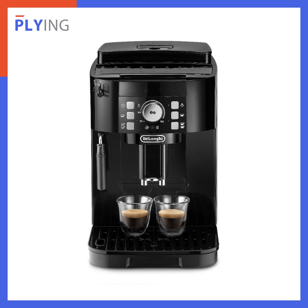 DeLonghi ECAM12.122.B Fully Automatic Coffee Machines Magnifica S Black Esspresso Grinder Steam Home Cafe Shopee Singapore