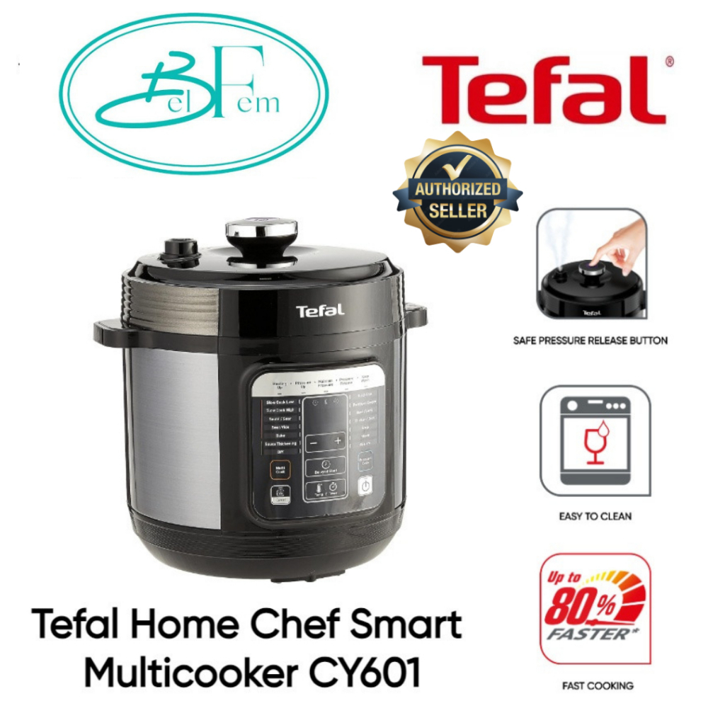 Tefal CY601 Home Chef Smart Electric Pressure & Multicooker 2 YEARS