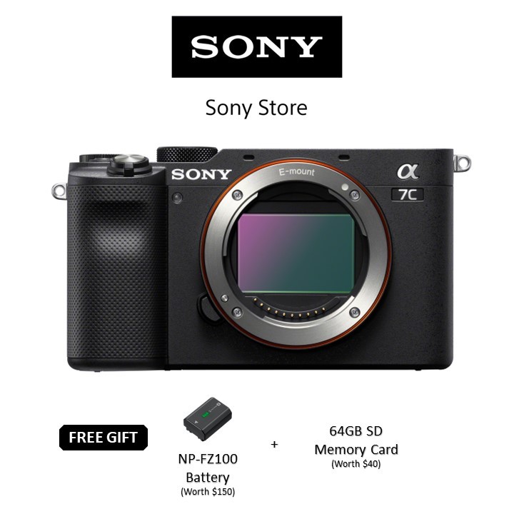 Sony Alpha 7C Compact Full-Frame Camera (ILCE-7C)