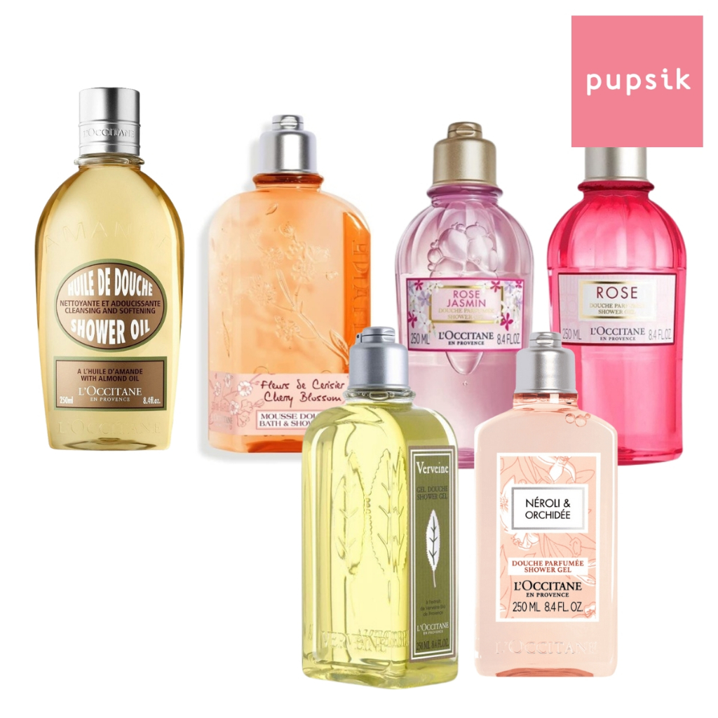 L'Occitane Shower Gel/Oil, 250/500ml (8 Types) Shopee Singapore