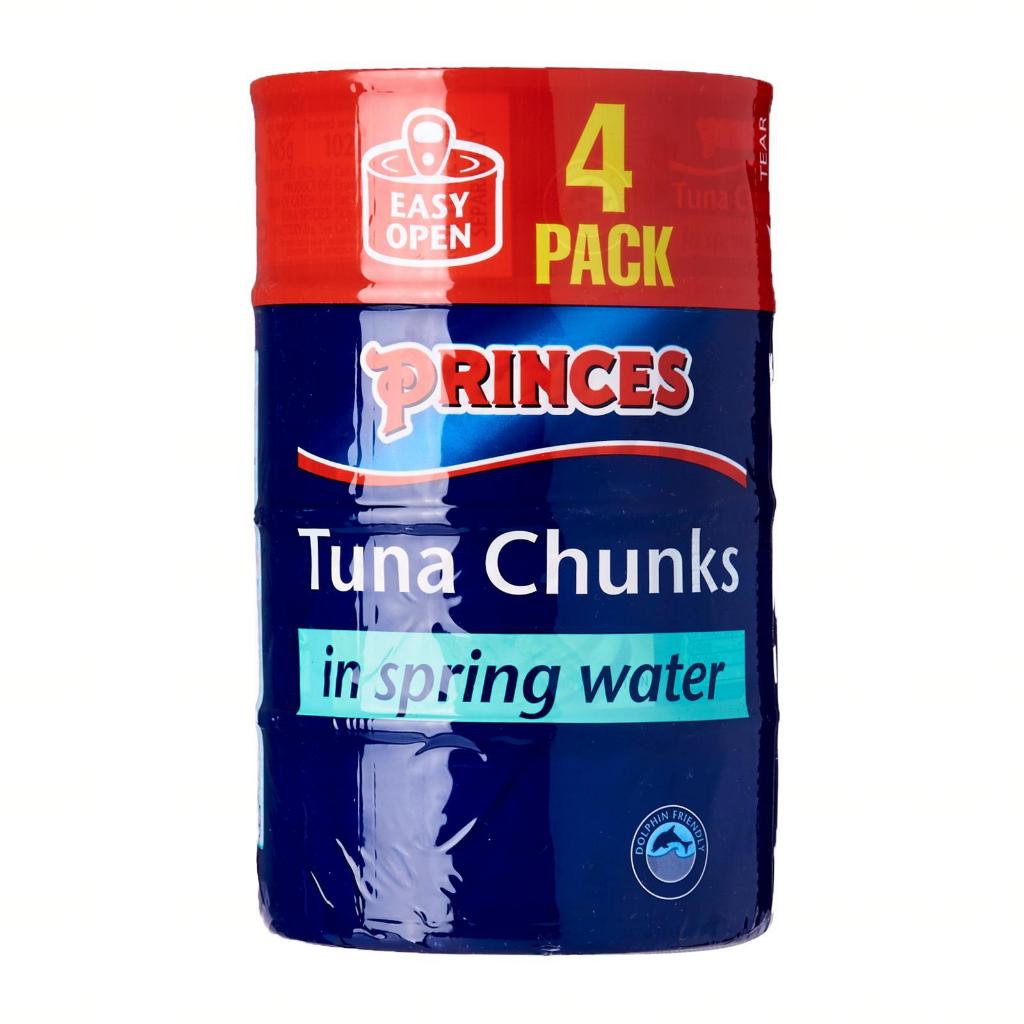 Princes Tuna Chunks In Spring Water 4s (4 x 145g) Shopee Singapore