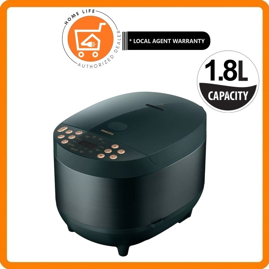 Philips HD4518/62 Digital Rice cooker 3000 Series Shopee Singapore