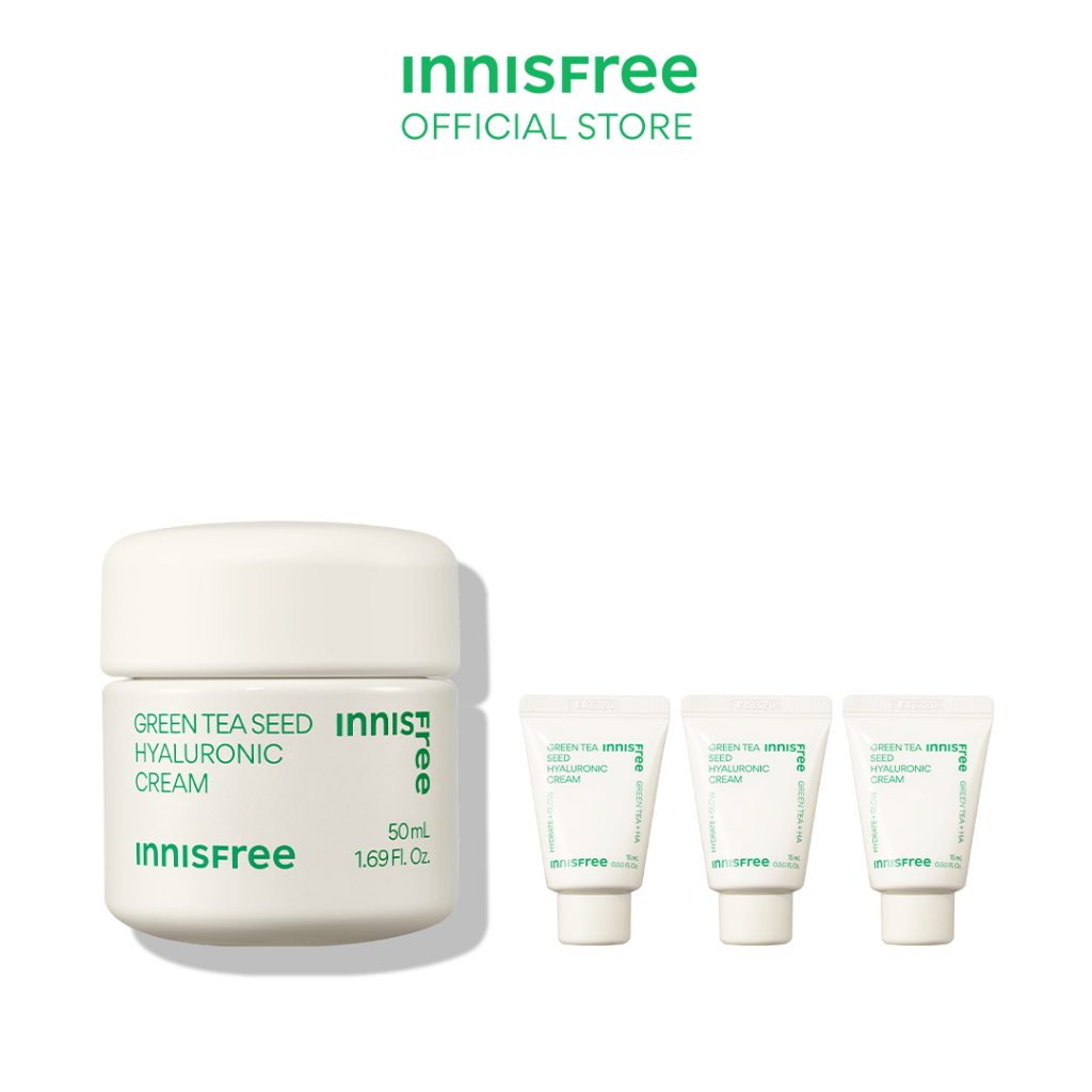 Buy 1 T 3 Innisfree Green Tea Seed Hyaluronic Cream 50ml Free Ts Shopee Singapore 8125