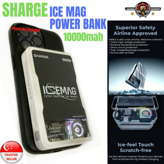 Shargeek ICEMAG 10,000mAh 20W Magnetic Wireless Power Bank with Active  Cooling & Qi Supported