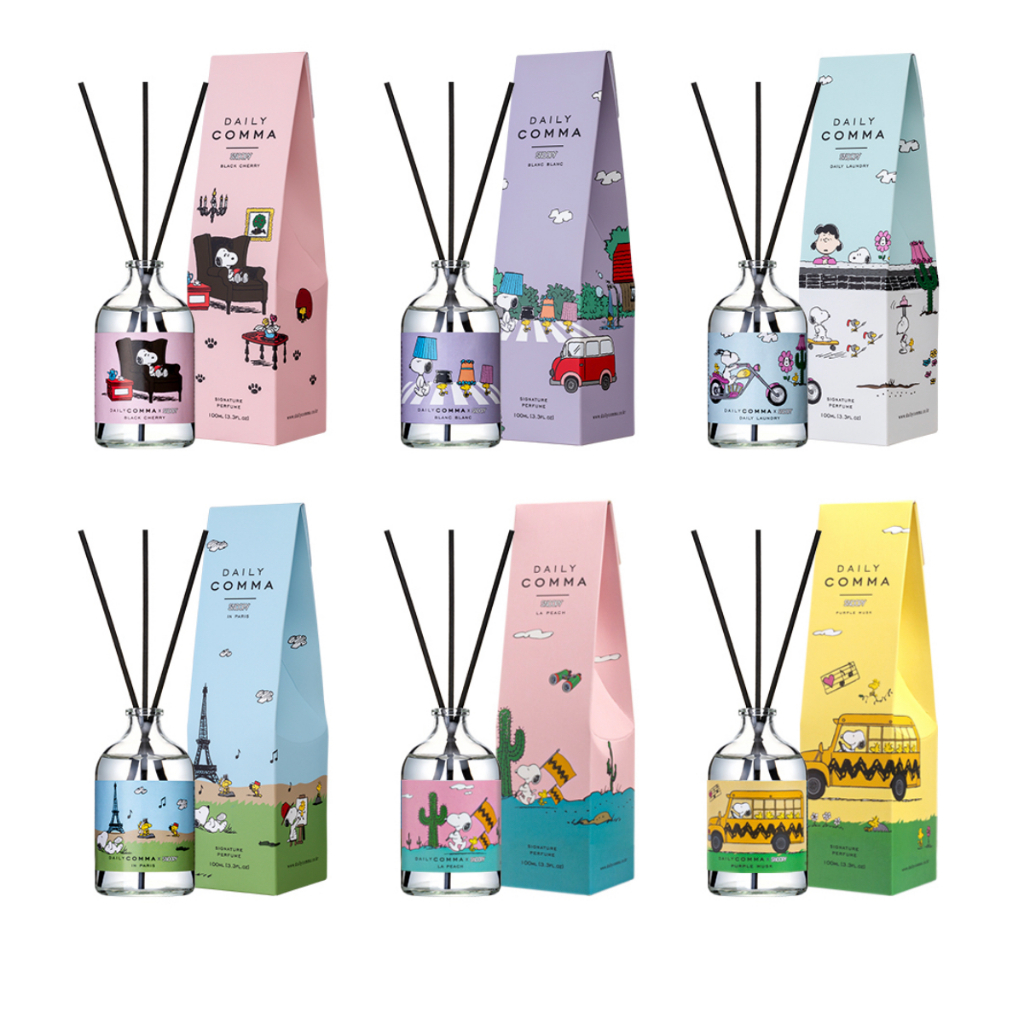 [Snoopy] Daily Comma Snoopy Diffuser 100ml 6 Types Perfume | Shopee ...