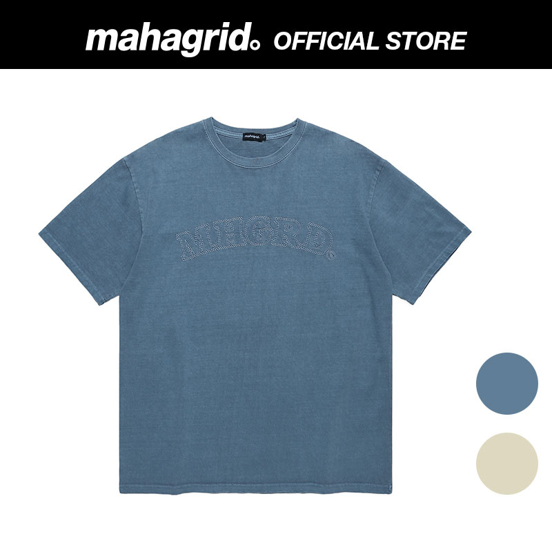 【mahagrid】22SS★ ARC LOGO PIGMENT TEE ARC LOGO PIGMENT TEE[BEIGE] - MAHAGRID