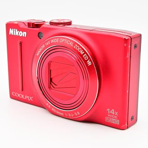 Nikon COOLPIX S8200 Brilliant Red S8200RD Digital Camera | Shopee 
