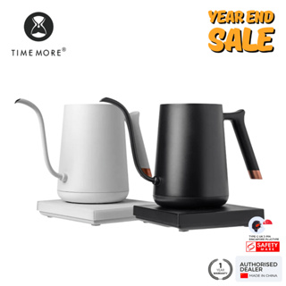  TIMEMORE Gooseneck Electric Kettle, 1350w Pour Over Coffee  Kettle, Electric Kettle with Temperature Control, Stainless Steel Fish  Smart Kettle for Coffee & Tea, Matte Black, 0.8L: Home & Kitchen