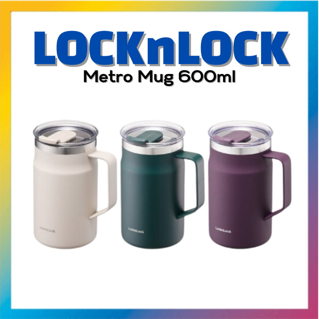 [LOCKNLOCK] Metro Mug 600ml LHC4282 jungkook mug Thermal Thermos