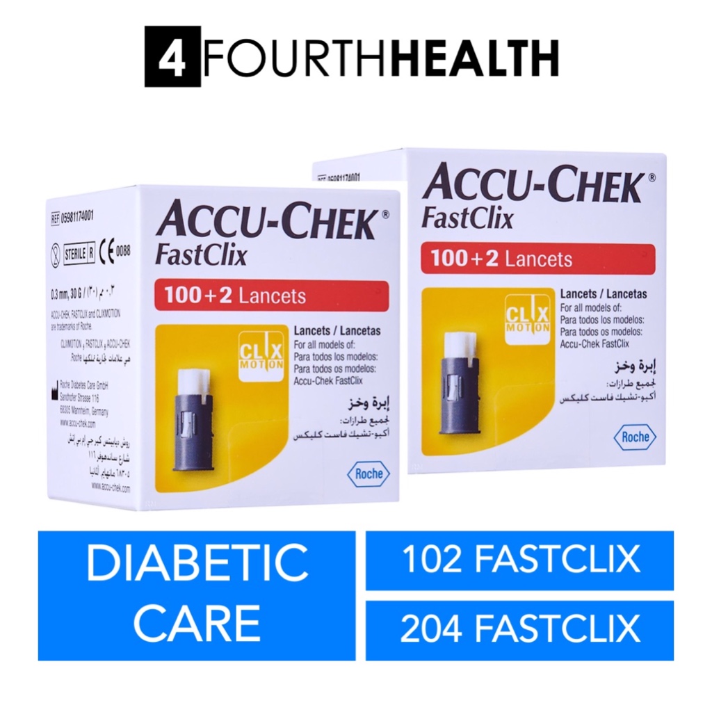 [EXP 11/26] Accuchek Accuchek FastClix Lancets 102/204 Shopee Singapore