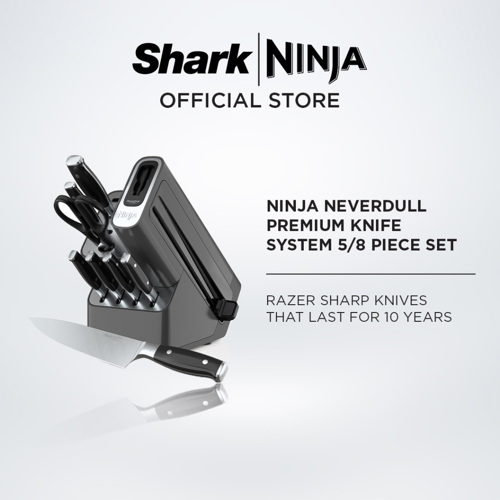 Ninja Foodi NeverDull Premium 5 Piece Knife Block Set K32005ANZ. - Buy  Online with Afterpay & ZipPay. - Bing Lee