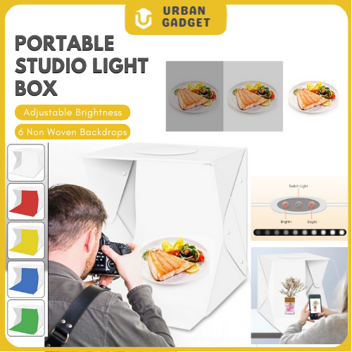 Portable Photo Studio Light Box Adjustable Brightness Photography ...