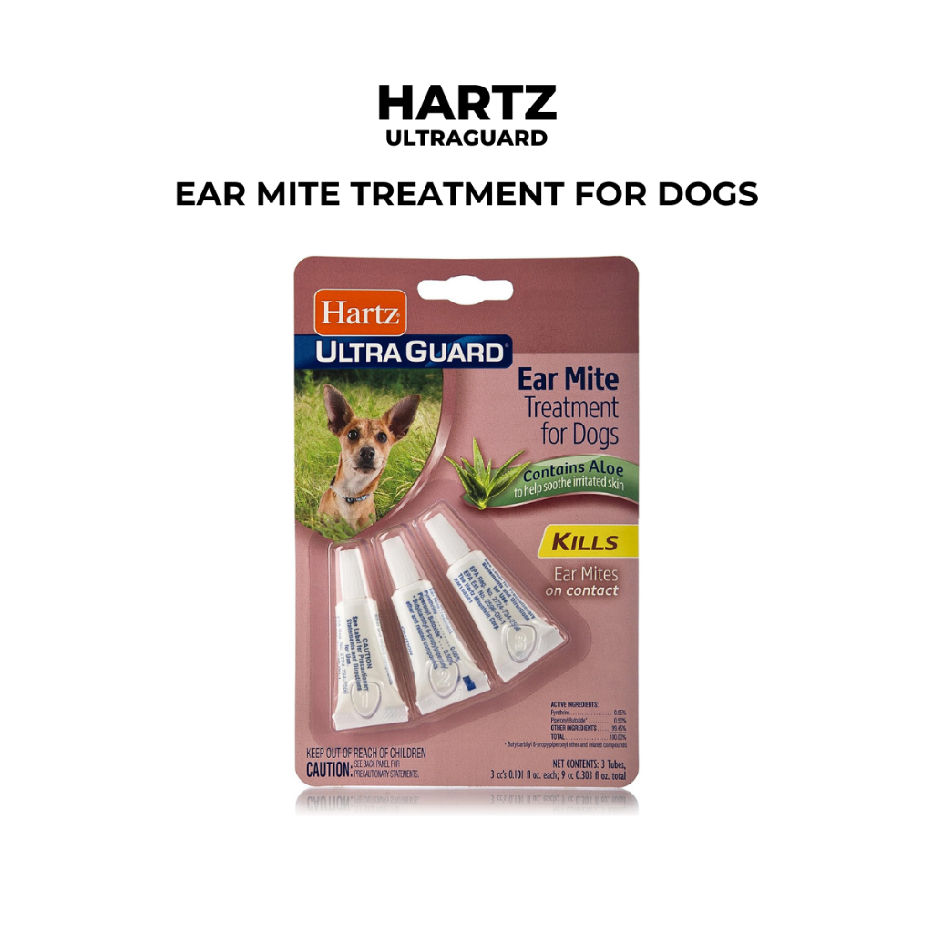 Hartz UltraGuard Ear Mite Treatment for Dogs Shopee Singapore