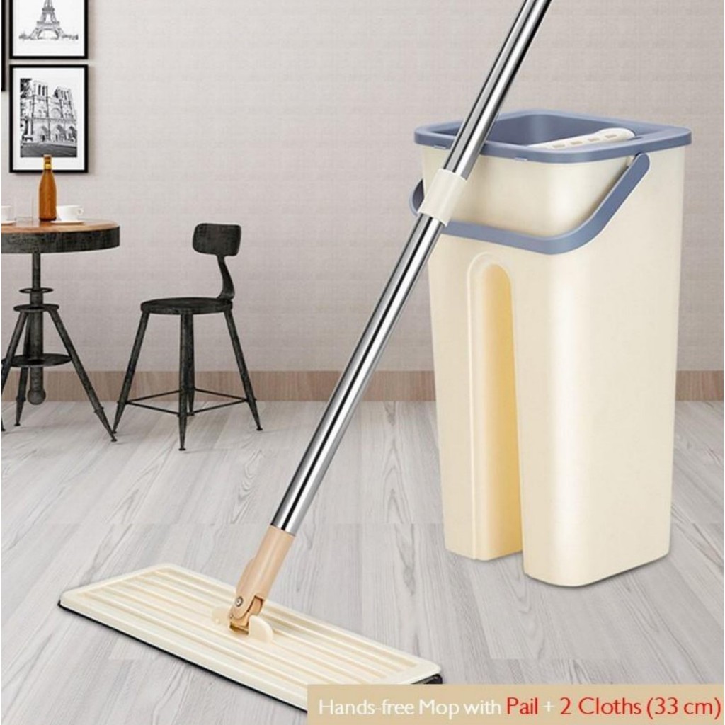 Floor Mop 360 Degrees Rotation Includes Pail Bucket And High Quality ...