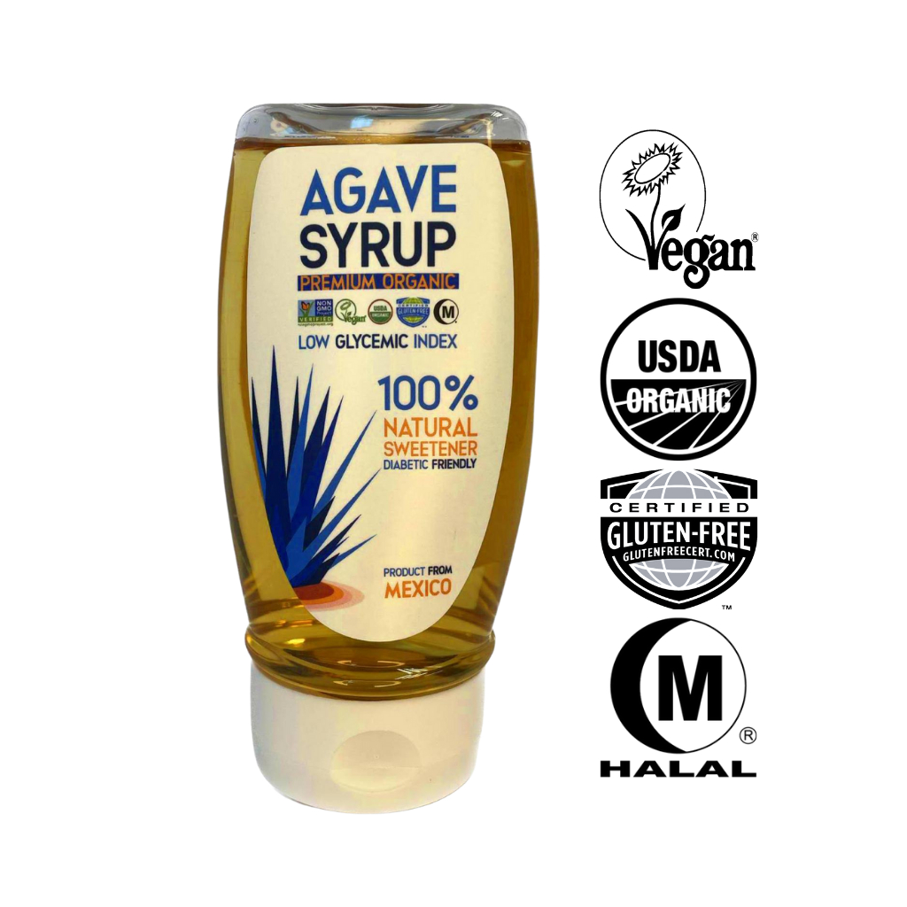 S2M Global Premium Organic LOW GI Agave Syrup (Diabetic Frienldy) 227ml