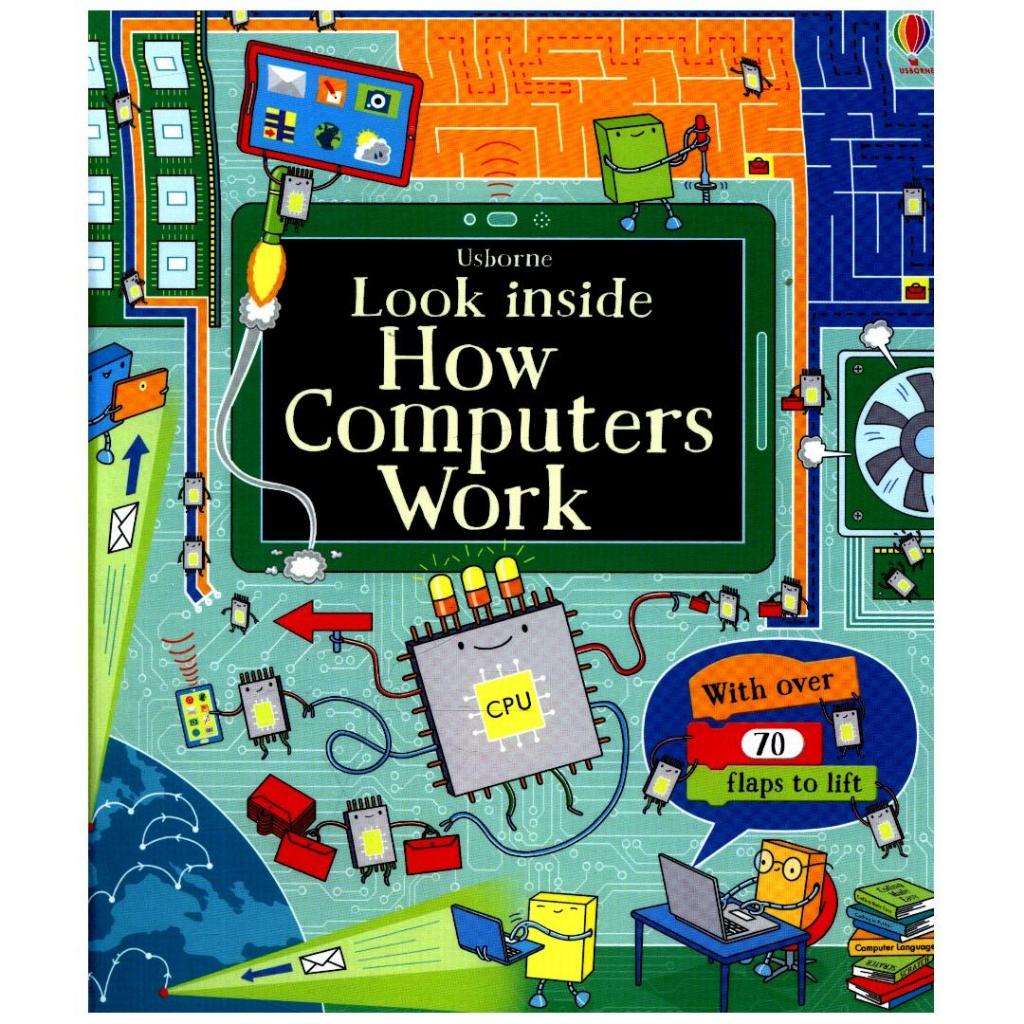 Usborne Look Inside How Computers Work By: Alex Frith | Shopee Singapore