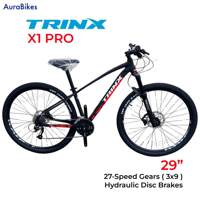 29 TRINX X1 Pro Mountain Bike 27 Speed 29er New Bicycle Aluminium Alloy Frame Shopee Singapore