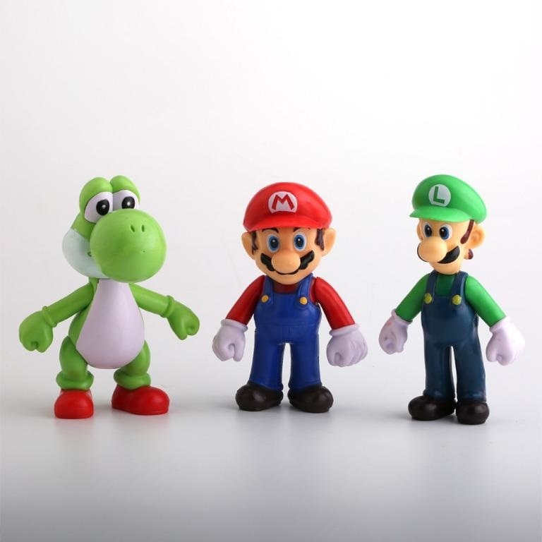 Super Mario / Luigi / Yoshi Figurines / Cake Toppers (3 Pcs a Set ...