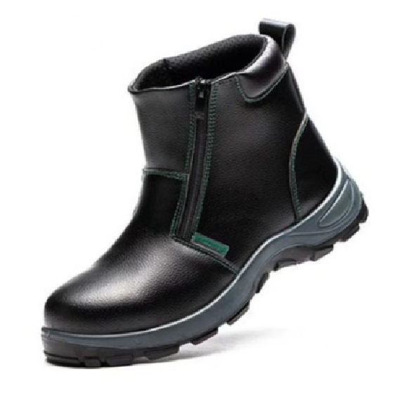 Safety Shoes Boots Black Steel Toe Midsole Rubber ANTI Slip Footware ...